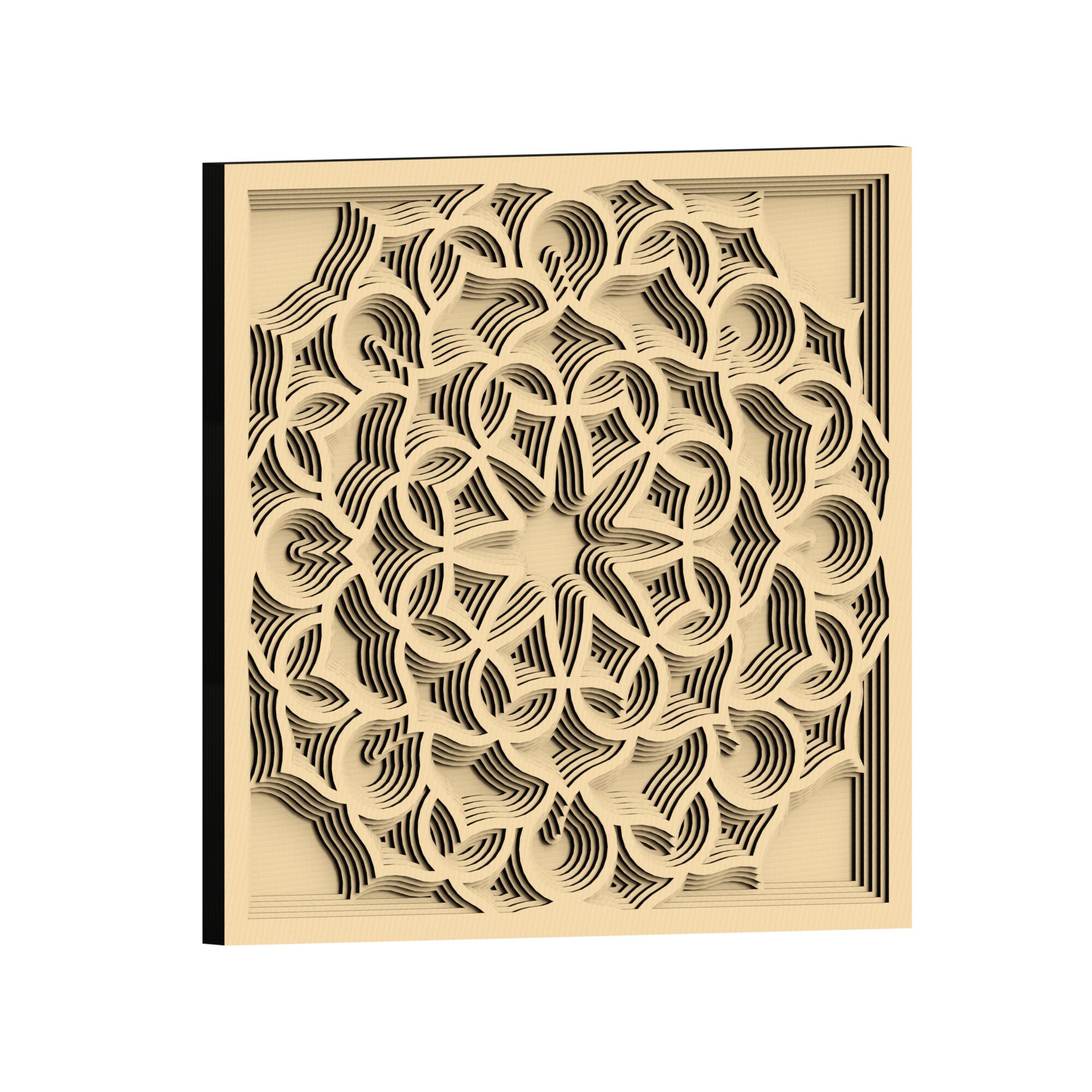 Free Free 215 3D Mandala Cricut SVG PNG EPS DXF File