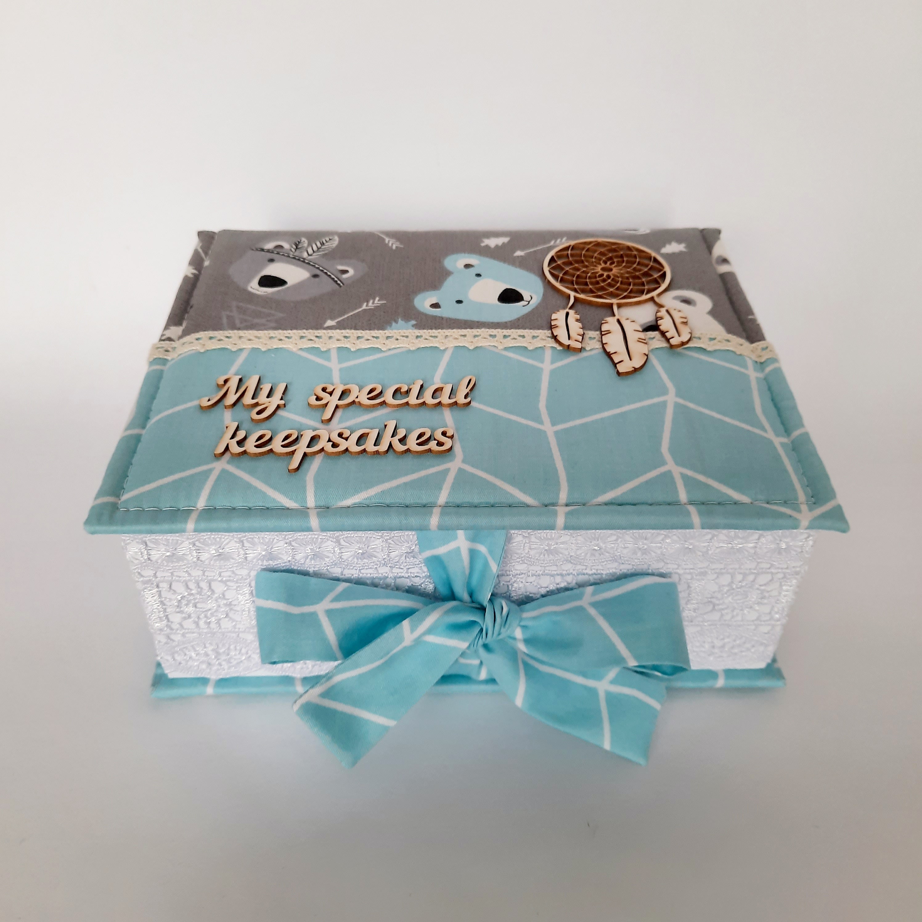 Baby keepsake box boy Photo album 4х6 Memory box Time capsule Etsy