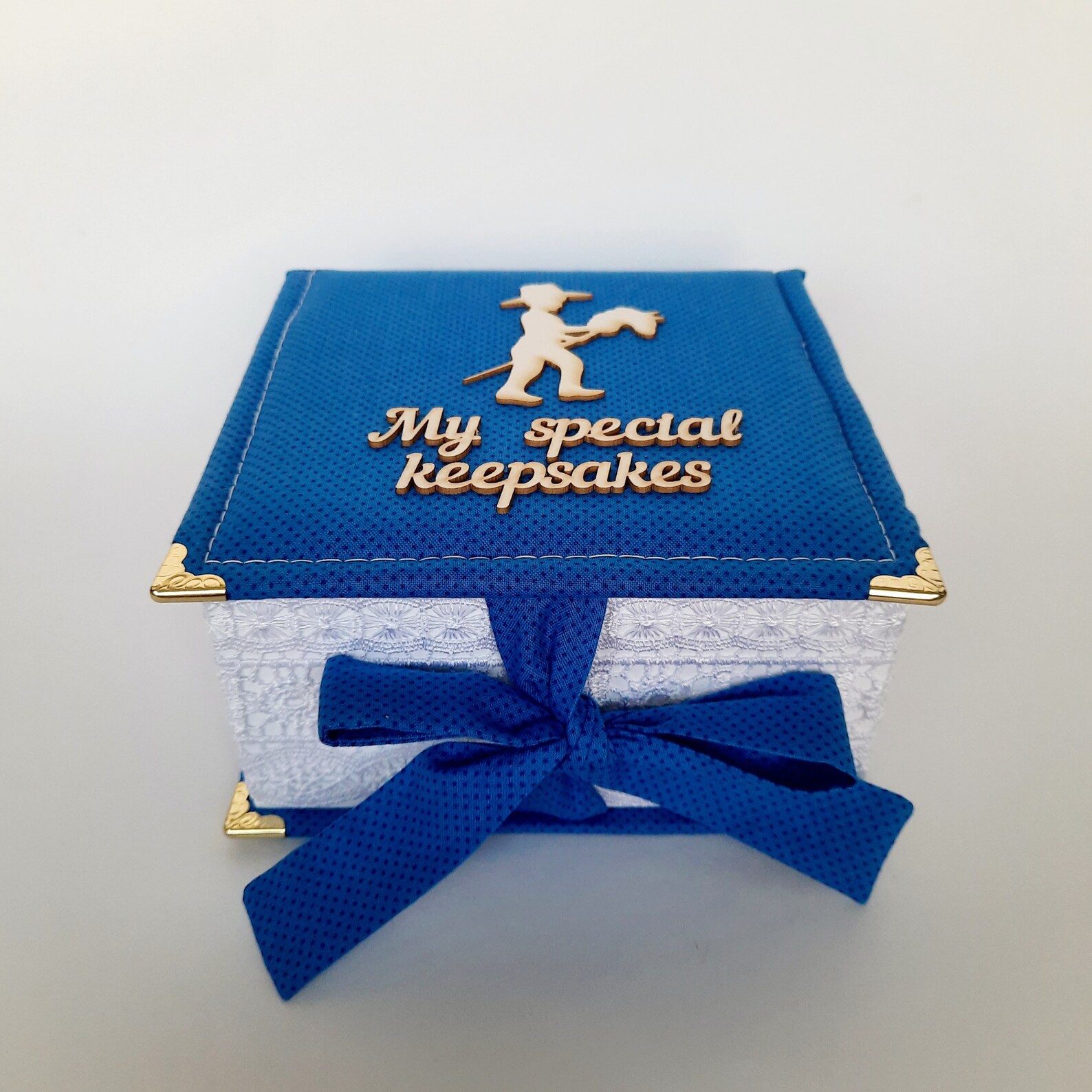 Baby Keepsake Box Boy Photo Album 4x6 Cowboy Memory Box Time Etsy