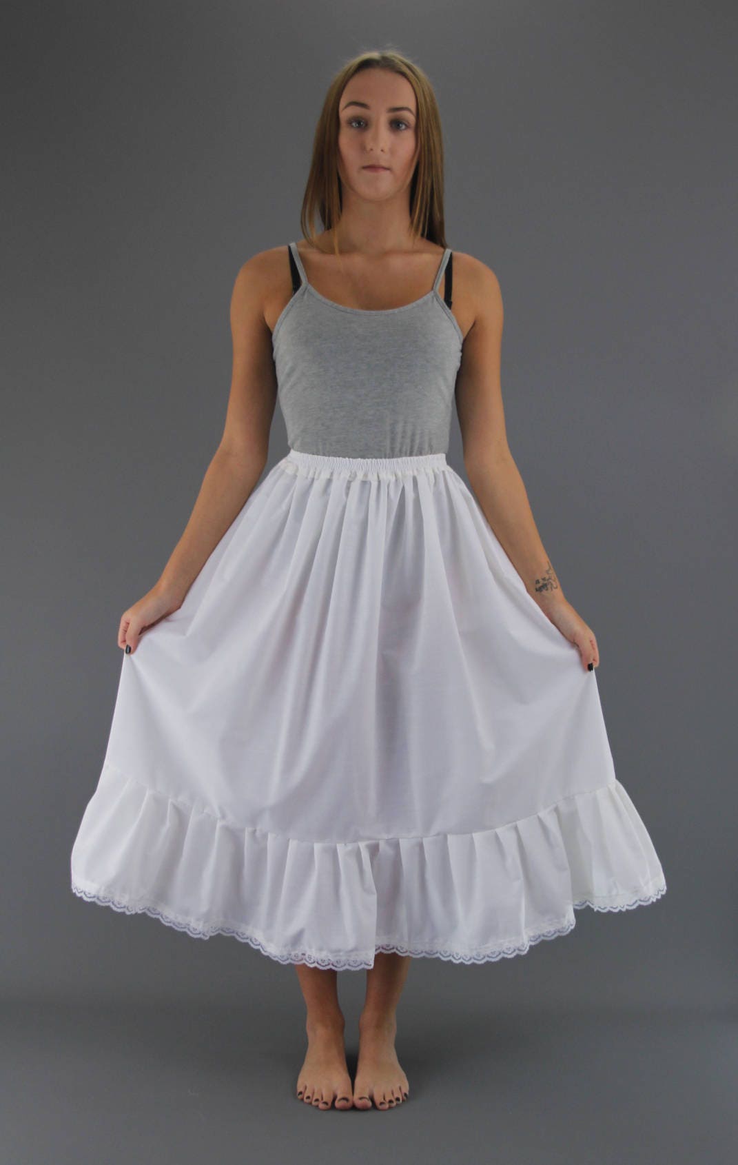 White full petticoat Clearance