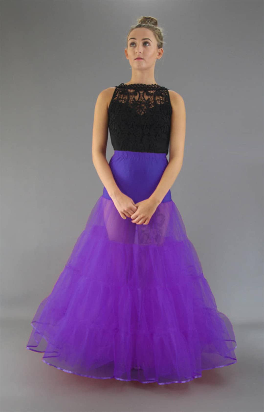 White Floor-Length Petticoat