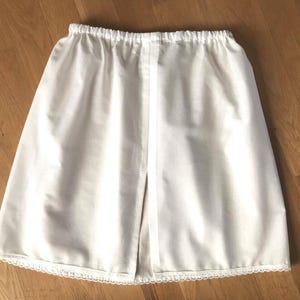 Cotton Slip with Split - Choose Length, Waist + Colour