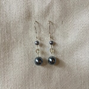 Mother of the Bride Beaded Earrings