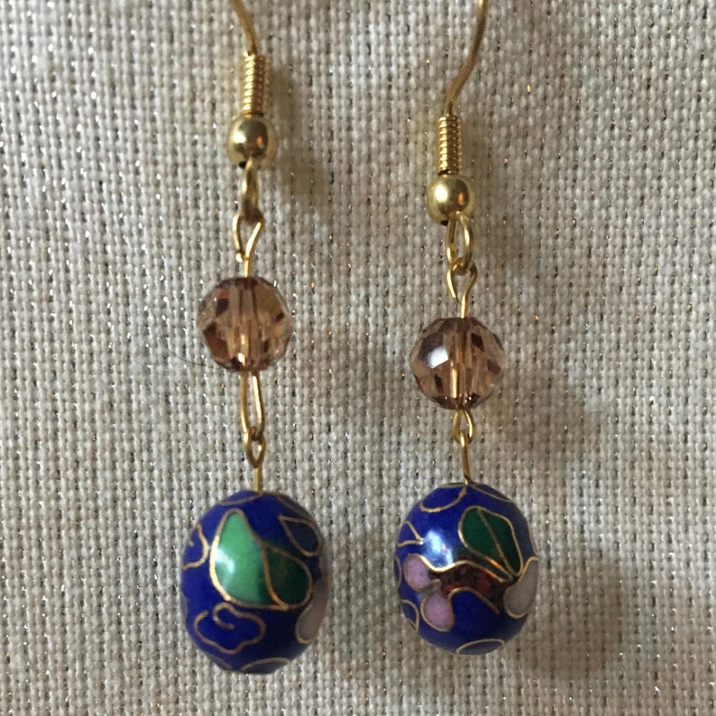 Beaded Drop Earrings image 3