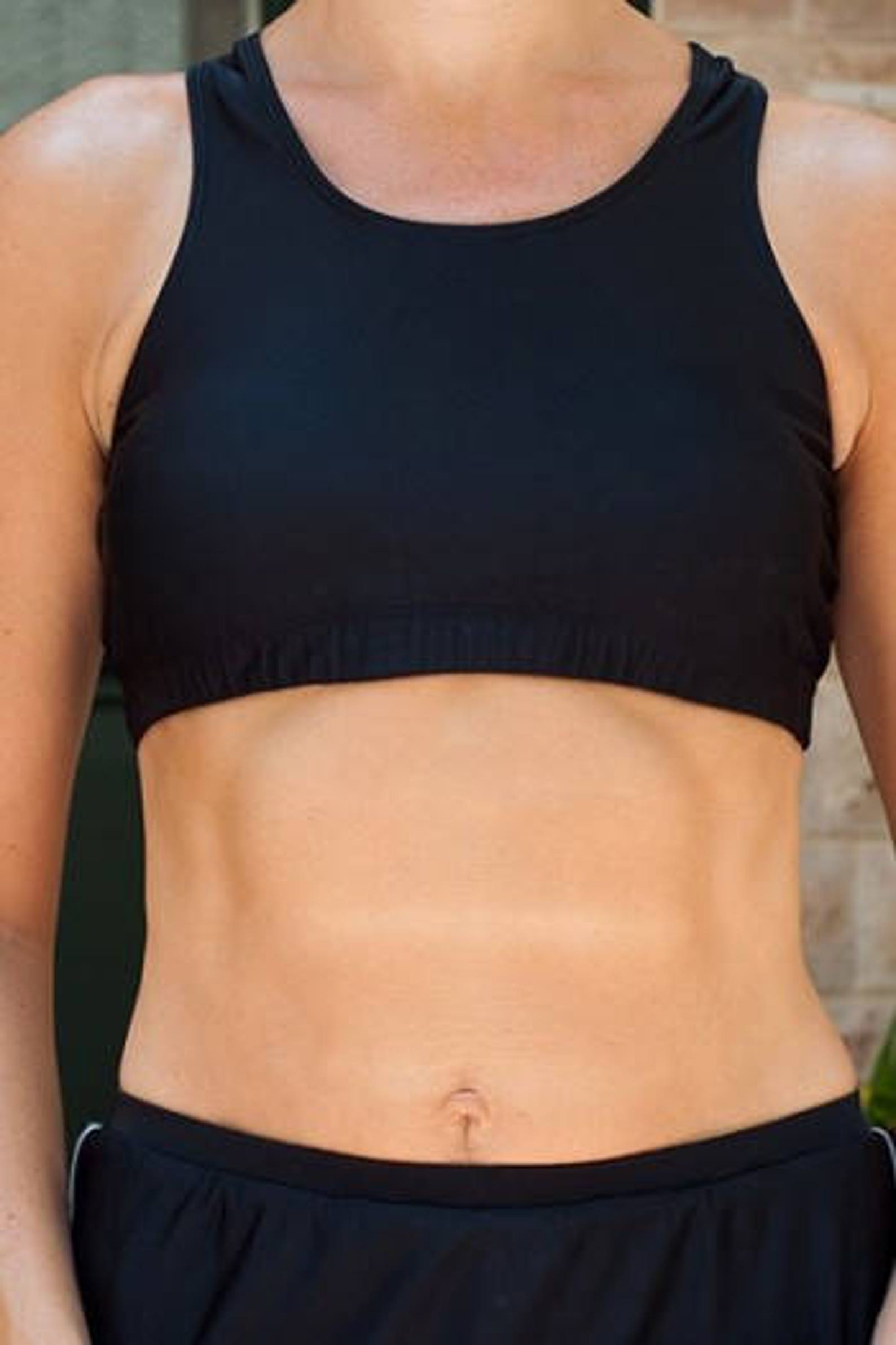 swim shirt with built in bra