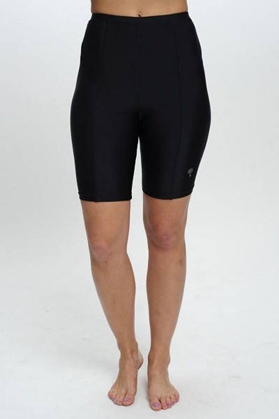 Diving Diva Black Swim and Bike Shorts by Hydrochic Modest
