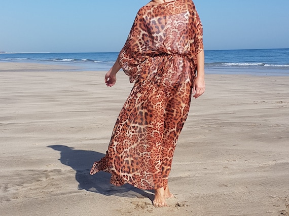 coast animal print dress