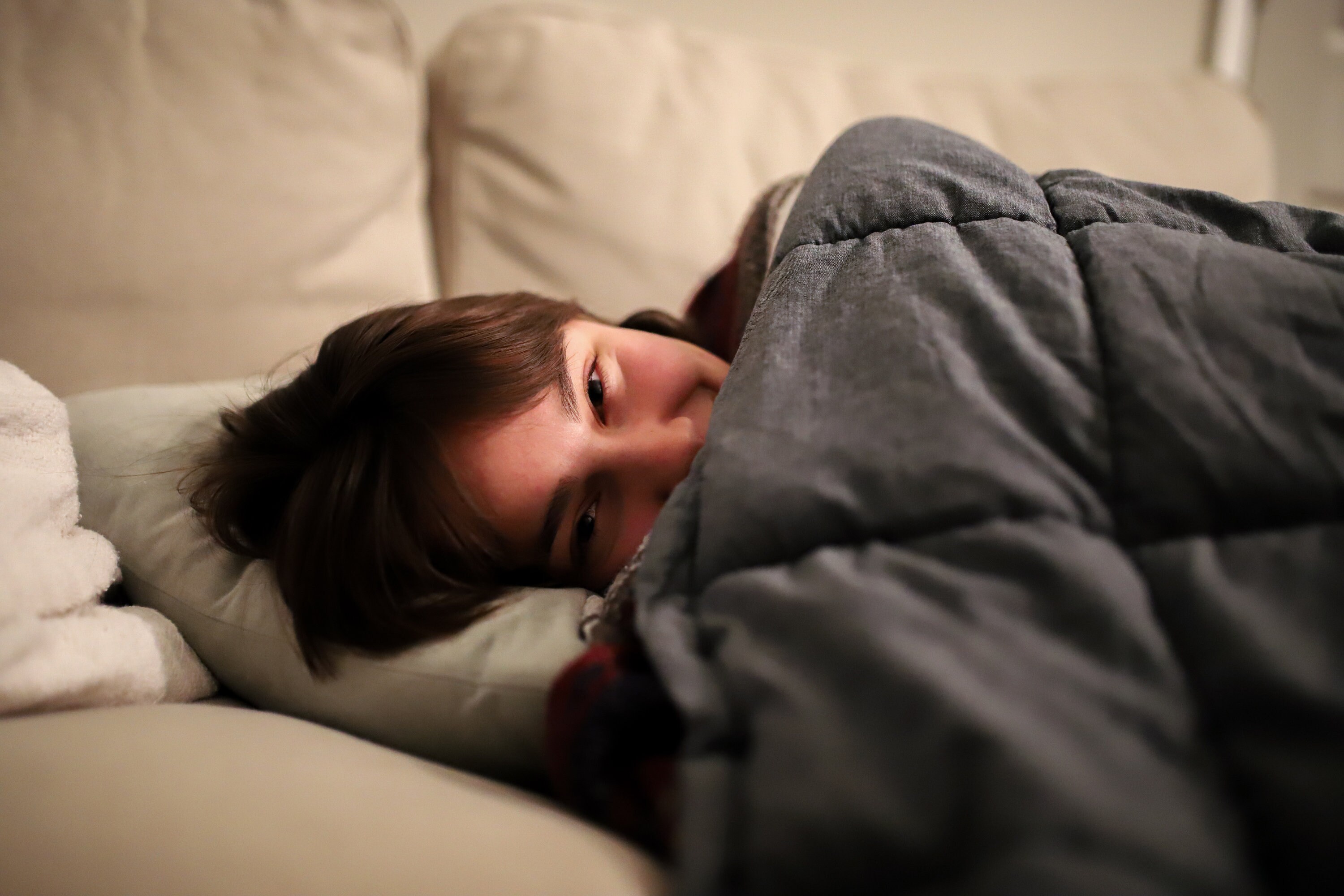 CLEARANCE Weighted Blanket 100% Cotton Glass Beads Adult / | Etsy