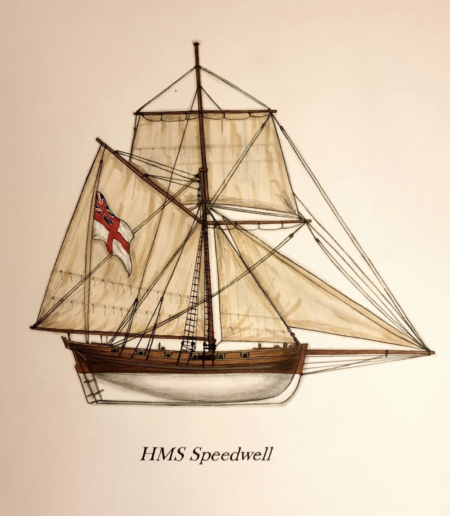 HMS Speedwell Navy Cutter Etsy