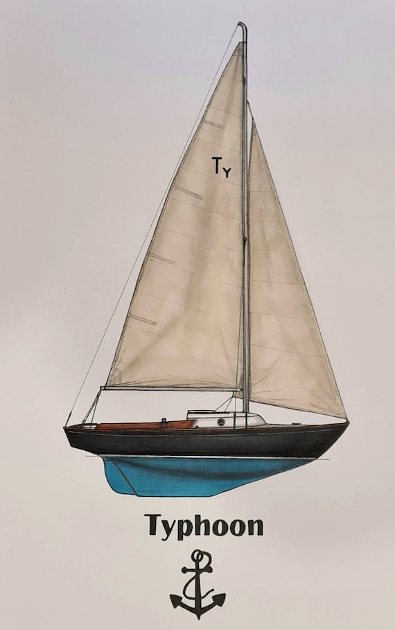 Cape Dory Typhoon Etsy