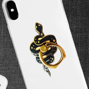 Snake Phone Ring - Snake Phone Holder - Astrology Smartphone Grip - Serpent