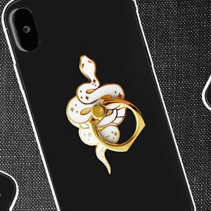 Snake Phone Ring Serpent Phone Grip Tarot Phone Holder Snake Phone Charm Zodiac image 7