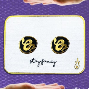 Snake Stud Earrings | Serpent Earrings | Snake Earrings