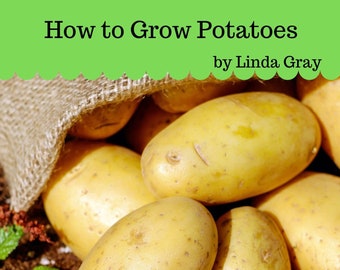 How to Grow Potatoes, growing potatoes at home, vegetable garden, healthy living, instant download, grow potatoes