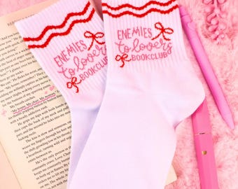 Enemies to Lovers Bookish Socks