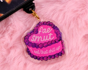 Fae Smut Kindle Charm | Bookish Gift | Dark Romance Reader | Kindle Smut Dirty Books | Book Club | Spicy Books | BookTok | Bookstagram