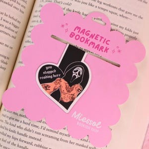 Masked Men Magnetic Bookmark for Romance Readers