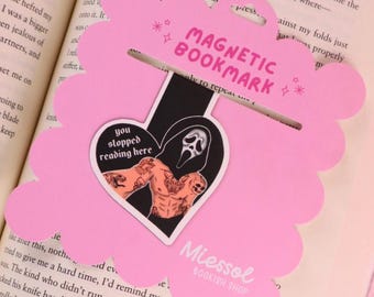 Masked Men Magnetic Bookmark for Romance Readers