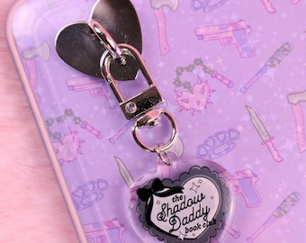 Shadow Daddy Kindle Charm with Sticky Adhesive Heart Silver and Gold