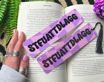 STFUATTDLAGG Bookmark Fantasy | Smut | Romantasy | Booktok | Bookish Trope Gift | Gift for Book Lover | Enemies to Lovers | Dark Romance