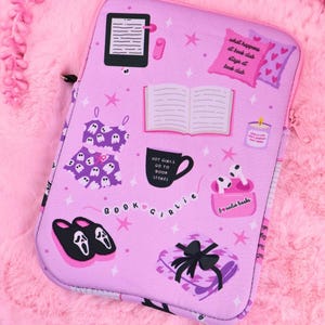 Cozy Alt Vibes E-reader and Book Sleeve image 4