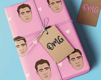 Chuck Bass Wrapping Paper / Gossip Girl Gift Wrap / Funny Gift Wrap / Funny Wrapping Paper / Gossip Girl Gift / Love Gift Wrap