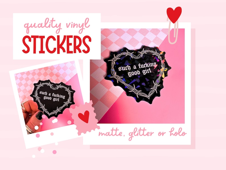 Such a Good Girl Sticker | Bookish Gift | Dark Romance Reader | Kindle Smut Dirty Books | Book Club | STFUATTDLAGG | BookTok Bookstagram afbeelding 2