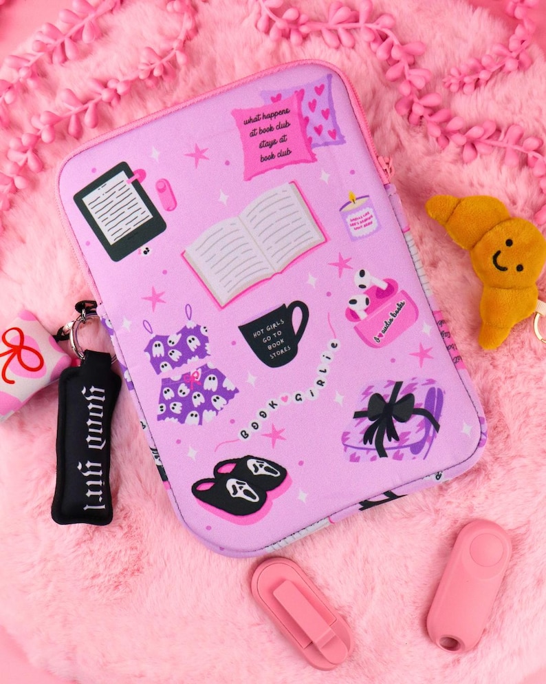 kindle sleeve, booktok gift, bookish gift for readers, dark romance merch, romantasy gift, booktok, bookstagram, kindle pouch, kindle sleeve, kobo sleeve, kobo case