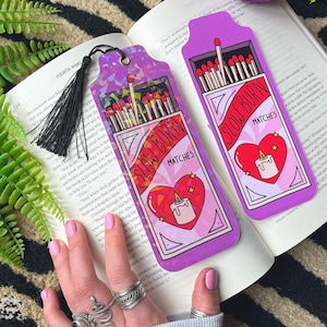 Slow burn Matches Bookmark Fantasy | Smut | Romantasy | Booktok | Bookish Trope | Gift for Book Lover | Enemies to Lovers | Dark Romance