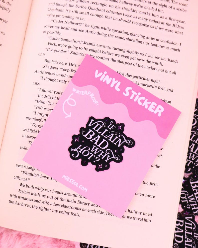 smut sticker for kindle clear case, spicy book lover, romance readers, booktok, bookstagram, bookish gift, bookish merch, villain lover, dark romance