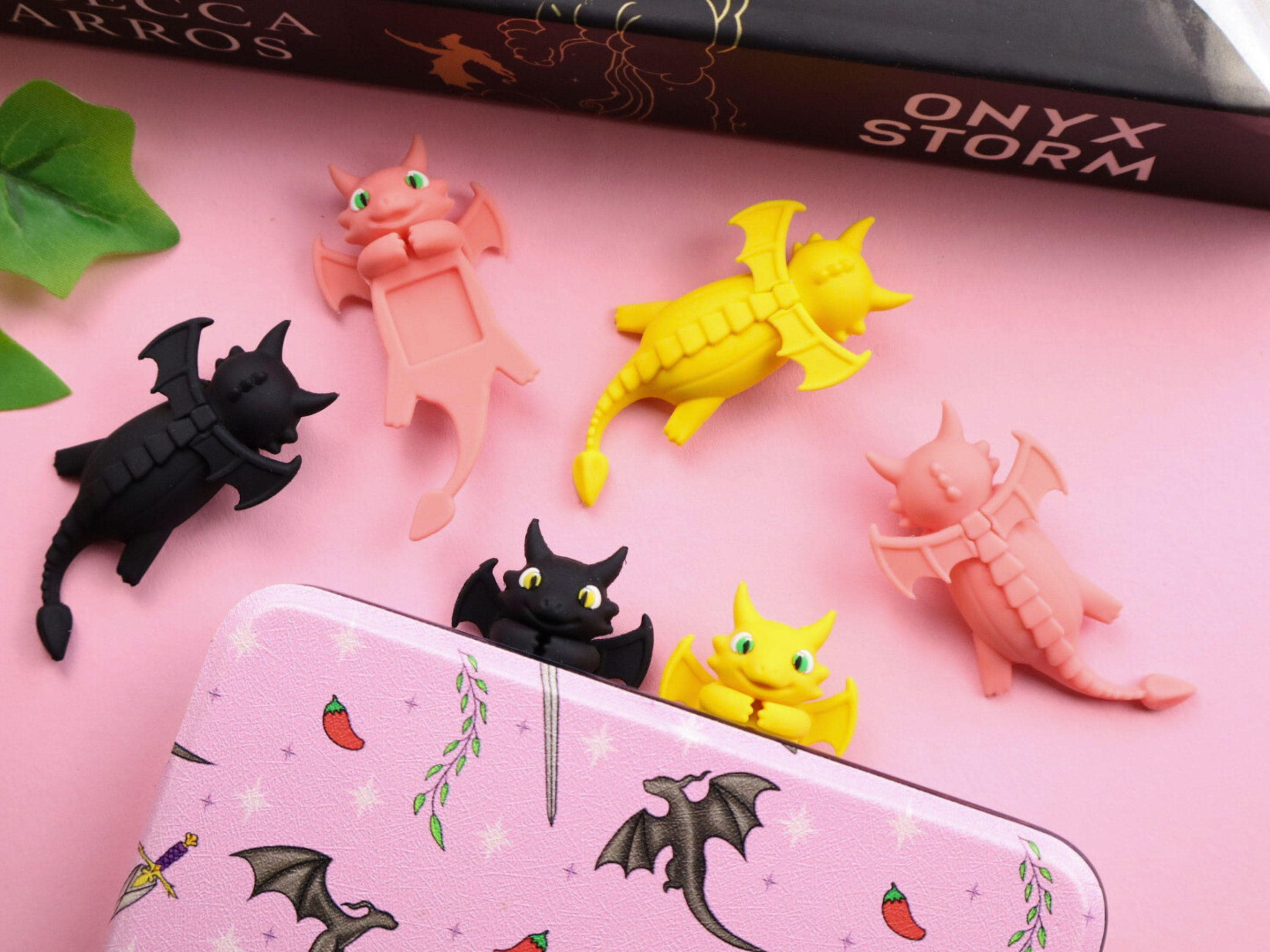 Kindle Dragon Buddy | Sticky Dragon per e-reader Kobo Phone e altro ancora | Romantasy Reader | Regalo libresco | Accessori per libri BookTok
