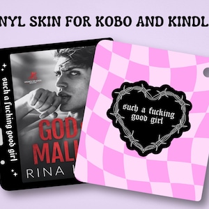 Such a Good Girl Dark Romance Kobo Kindle Skin and Insert | Bookish Gift | Reader | Smut Dirty Books | GoodGirl | Kobo Libra Color BookTok image 5