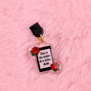 dark romance gift run little mouse charm, booktok, smut reader gift,  bookish gift book bestie, kindle charm, spicy books, dark romance, fae smut, faerie smut, shadow daddy, good girl, such a fucking good girl