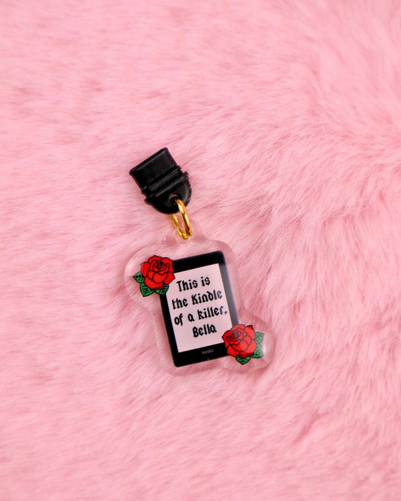 dark romance gift run little mouse charm, booktok, smut reader gift,  bookish gift book bestie, kindle charm, spicy books, dark romance, fae smut, faerie smut, shadow daddy, good girl, such a fucking good girl
