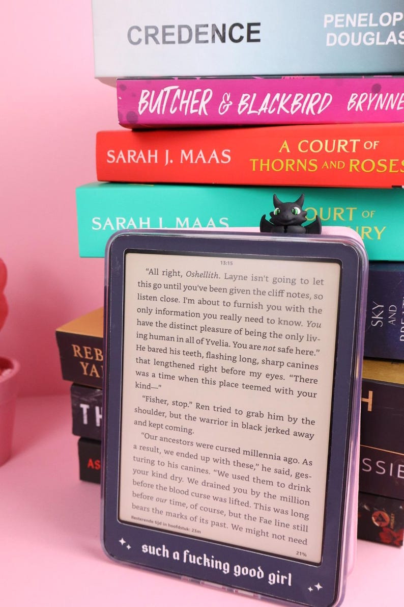 Such a Good Girl Dark Romance Kobo Kindle Skin and Insert | Bookish Gift | Reader | Smut Dirty Books | GoodGirl | Kobo Libra Color BookTok image 2