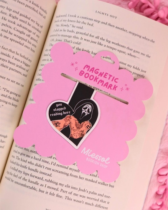 Masked Men Magnetic Bookmark for Romance Readers