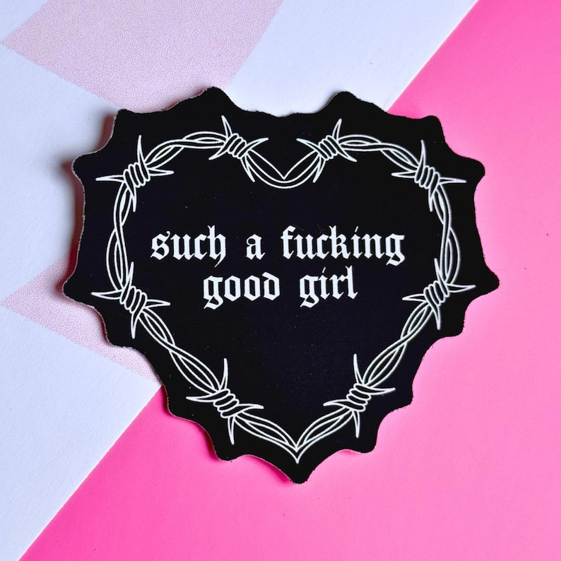 Such a Good Girl Sticker | Bookish Gift | Dark Romance Reader | Kindle Smut Dirty Books | Book Club | STFUATTDLAGG | BookTok Bookstagram afbeelding 1