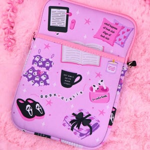 Cozy Alt Vibes E-reader and Book Sleeve image 2