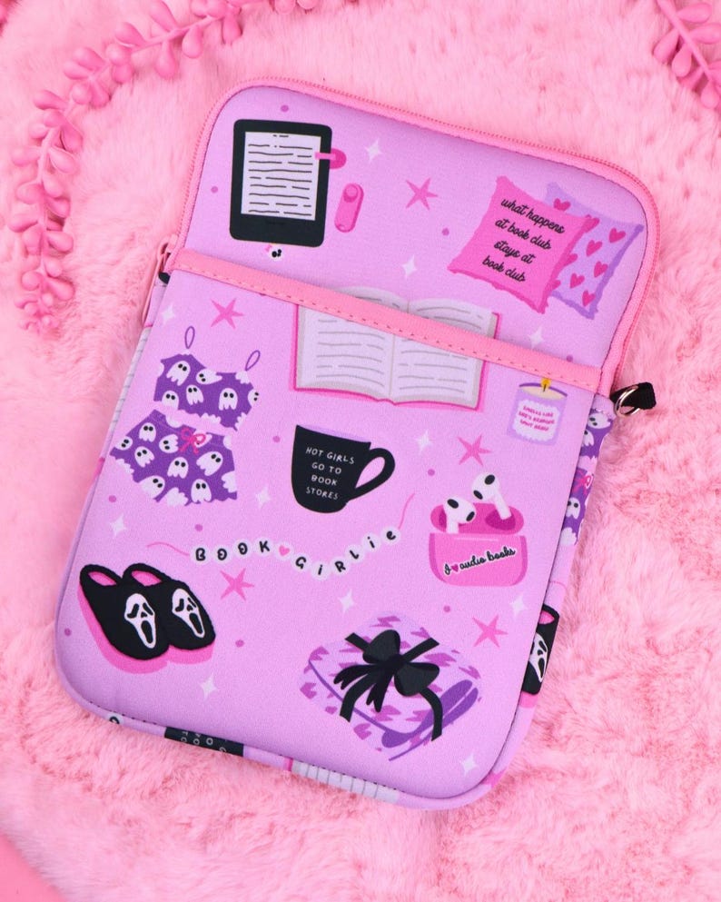 Cozy Alt Vibes E-reader and Book Sleeve image 2