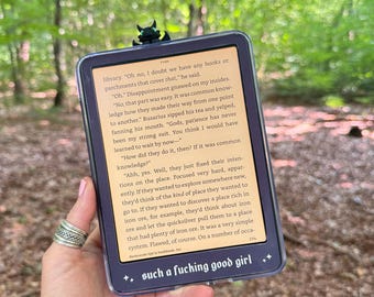 Funda y encarte para Kobo Kindle: Una chica muy buena, romance oscuro | Regalo de libro | Lector | Libros sucios y obscenos | Buena chica | Libro a color Kobo Libra BookTok