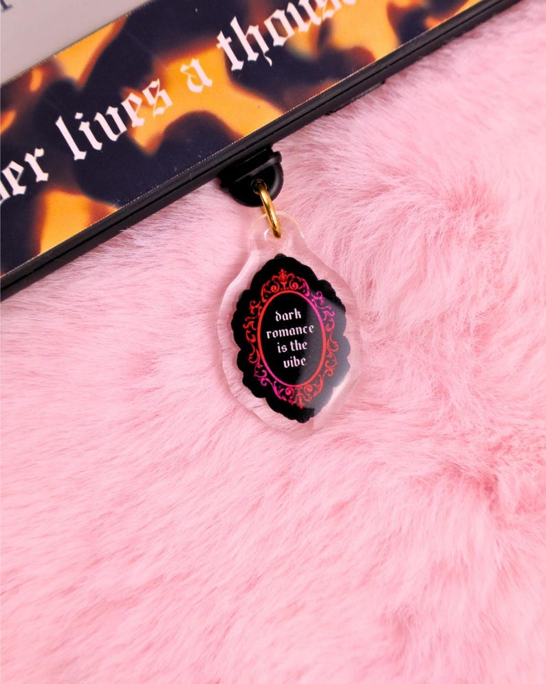 dark romance gift run little mouse charm, booktok, smut reader gift,  bookish gift book bestie, kindle charm, spicy books, dark romance, fae smut, faerie smut, shadow daddy, good girl, such a fucking good girl