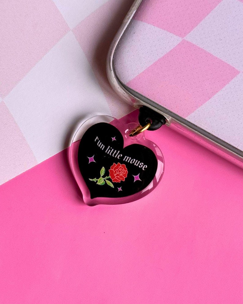 run little mouse, haunting Adeline, dark romance lovers, dark romance readers, gift for book lover, kindle stocking filler, Christmas for readers. cute kindle kobo charm, booktok