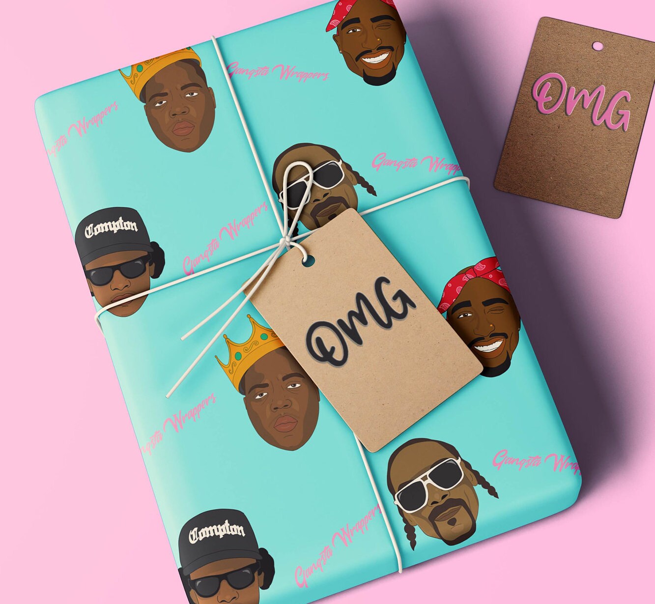 Gansta Wrappers Rapping Paper Funny Gift Wrapping Paper Etsy Australia