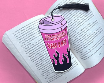 Dark Hot Coffee like Men Bookmark Fantasy | Romantasy | Booktok | Bookish Trope Gift | Gift for Book Lover | Enemies 2 Lovers | Dark Romance