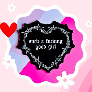 Such a Good Girl Sticker | Bookish Gift | Dark Romance Reader | Kindle Smut Dirty Books | Book Club | STFUATTDLAGG | BookTok Bookstagram afbeelding 6