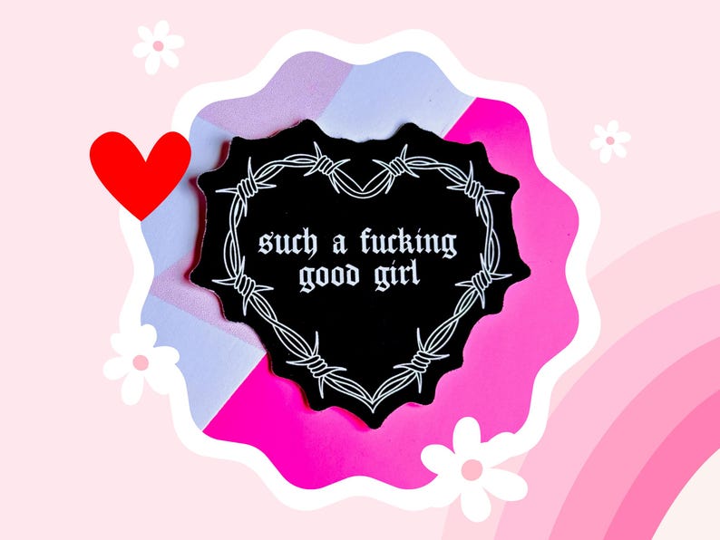 Such a Good Girl Sticker | Bookish Gift | Dark Romance Reader | Kindle Smut Dirty Books | Book Club | STFUATTDLAGG | BookTok Bookstagram afbeelding 6