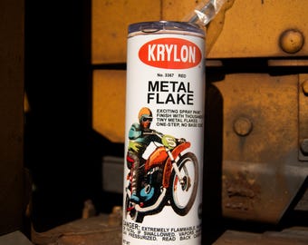1968 KRYLON metal flake 20oz tumbler (classic retro spraypaint can)
