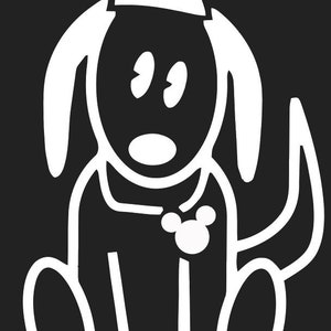 Disney Dog Decal