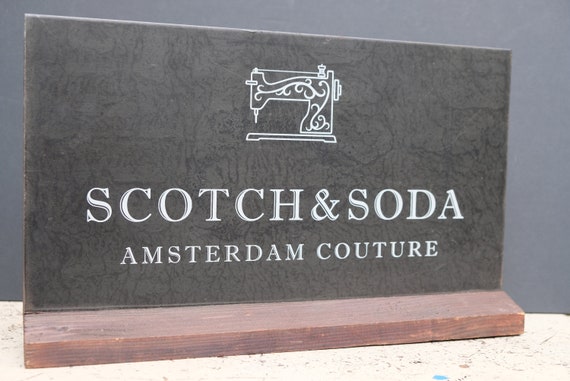 Kostbaar Vervuild Vermelding Scotch and Soda Amsterdam Couture Advertisement Logo - Etsy