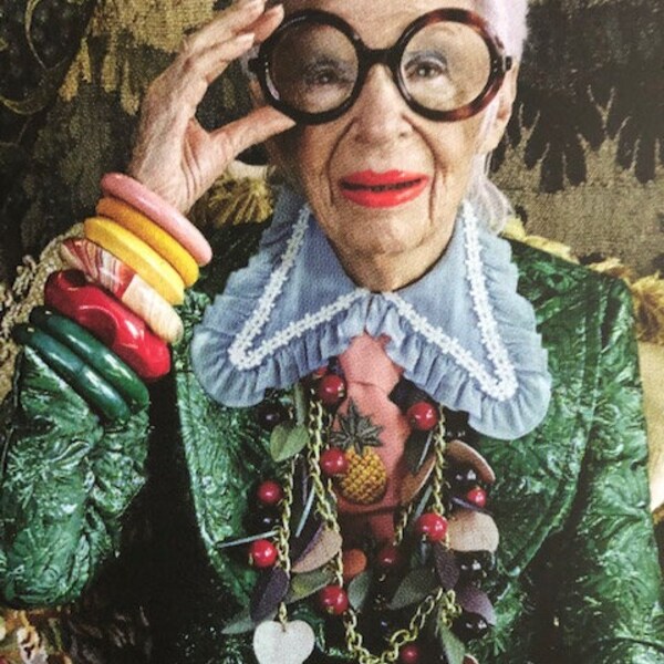 Iris Apfel Art Etsy
